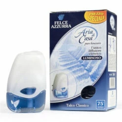 Felce Azzurra Diffusore Elettrico Luminoso Per Ambiente Base Con Ricarica Talco Classico