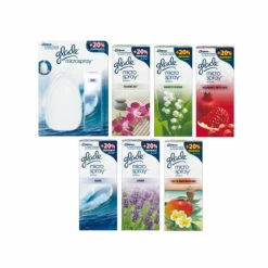 Glade® Glade Deodorante Per Ambienti Microspray Profumazione Bagno Fragranze Assortite 1 Base + 1 Ricarica
