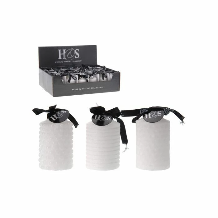 Sinsin Candela Glitter Bianca 7 Cm 3 Sinsin Candela Glitter Bianca 7 Cm