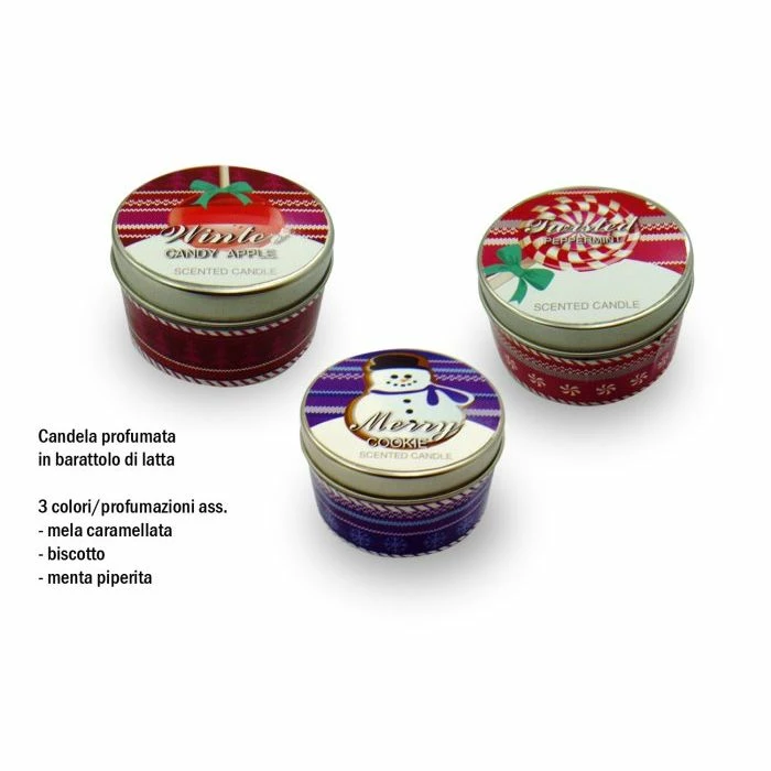 Sinsin Candela Profumata In Barattolo Latta 3 Sinsin Candela Profumata In Barattolo Latta