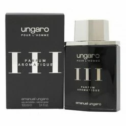 Emanuel Ungaro Ungaro III Pour L'Homme Parfum Aromatique Eau De Toilette 100 Ml Spray