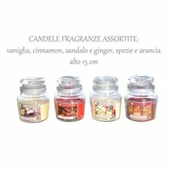 Mercury - Candele In Vasetto In Vetro 15 Cm FRAGRANZE ASSORTITE