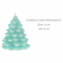 Mercury - Candela In Cera Profumata Azzurra 12x16 Cm