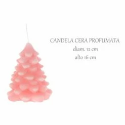 Mercury - Candela In Cera Profumata Rosa 12x16 Cm