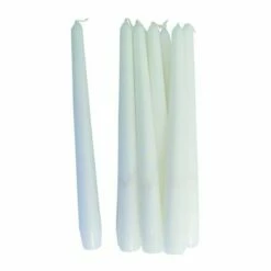 BLINKY CANDELE CERA CONICHE BIANCO ASTUCCIO 10PZ MM.20X250H