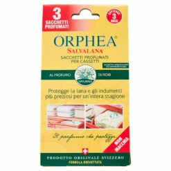 Orphea Salvalana Sacchetti Profumati Per Cassetti Al Profumo I Fiori 3 Pz