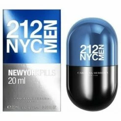Carolina Herrera 212 NYC Men Pills 20 Ml Eau De Toilette Edt Spray Profumo Uomo