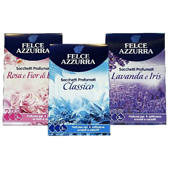 Felce Azzurra Il Bianco Sacchetti Profuma Biancheria 3 Pz Fragranze Assortite (no Scelta) 3 Felce Azzurra Il Bianco Sacchetti Profuma Biancheria 3 Pz Fragranze Assortite (no Scelta)