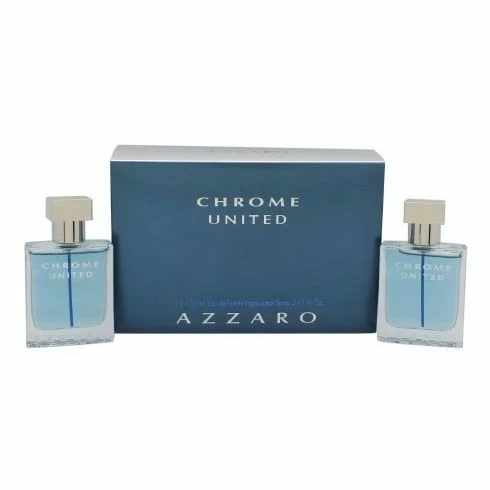 Azzaro Chrome United Confezione Regalo 2 X 30 Ml Edt Uomo 3 Azzaro Chrome United Confezione Regalo 2 X 30 Ml Edt Uomo