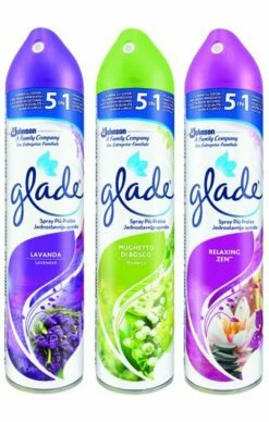Glade® Glade - 5in1 Deodorante Spray Per Ambiente Profumazioni Assortite 300 Ml
