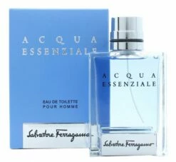 Salvatore Ferragamo Acqua Essenziale Pour Homme 50 Ml Profumo Uomo Eau De Toillette EDT