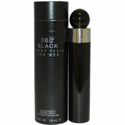 Perry Ellis 360 Black For Men 100 Ml Eau De Toilette Edt Profumo Uomo