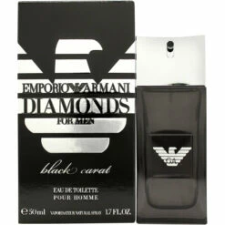 Giorgio Armani Emporio Diamonds Black Carat For Men Eau De Toilette 50 Ml Vapo