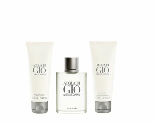 Giorgio Armani ARMANI ACQUA DI GIO UOMO KIT Eau De Toilette 50ml + DOCCIASCHIUMA 75ml + After Shave Balm BALSAMO 75ml 3 Giorgio Armani ARMANI ACQUA DI GIO UOMO KIT Eau De Toilette 50ml + DOCCIASCHIUMA 75ml + After Shave Balm BALSAMO 75ml